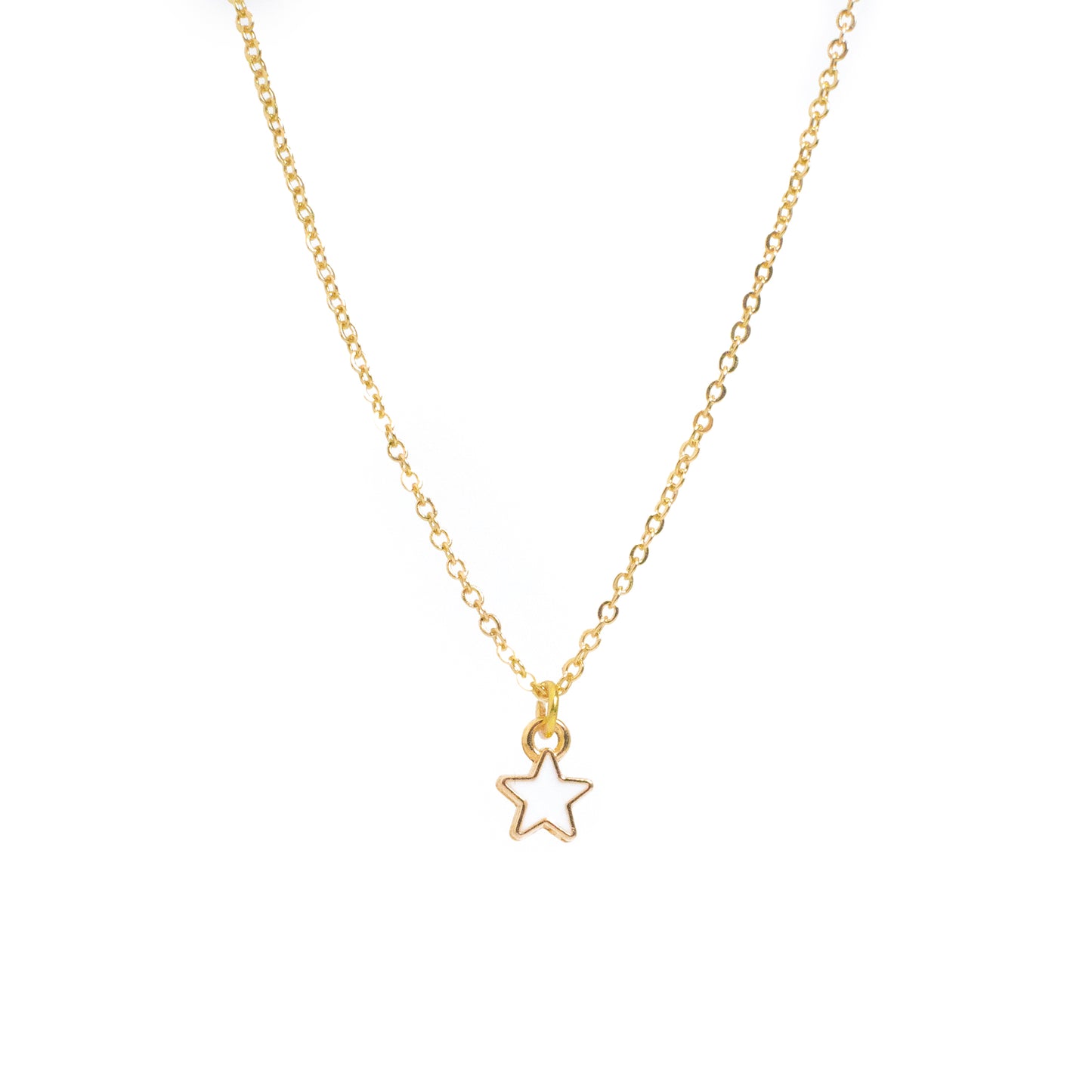 Enamel Star Necklace