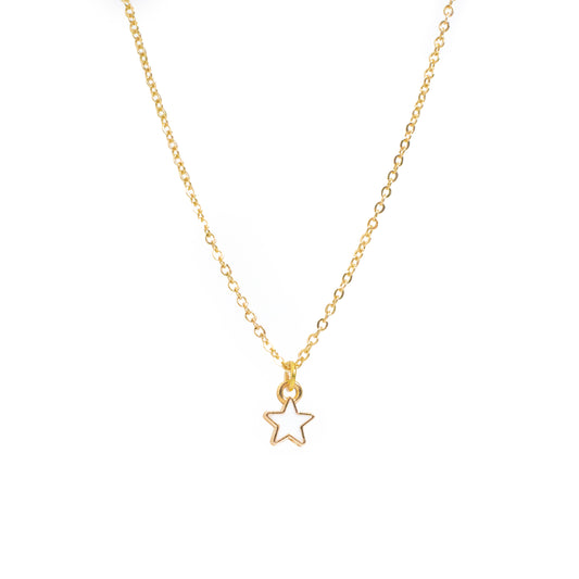 Enamel Star Necklace