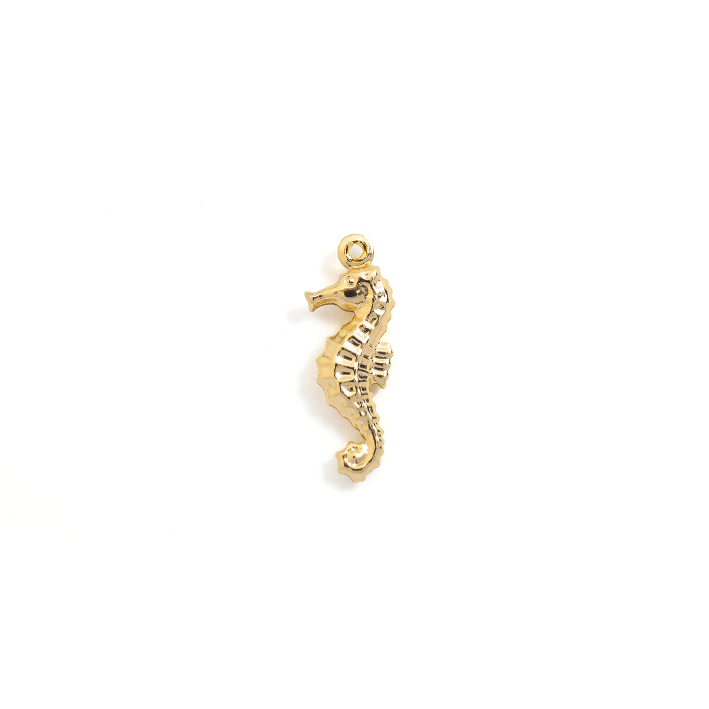 Gold Seahorse Charm