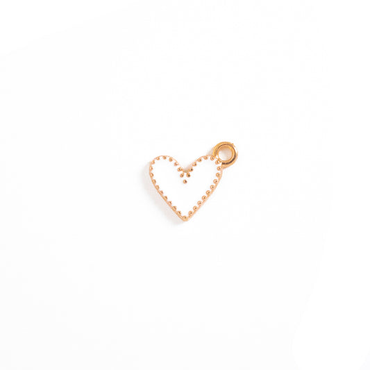 Enamel Heart Charm