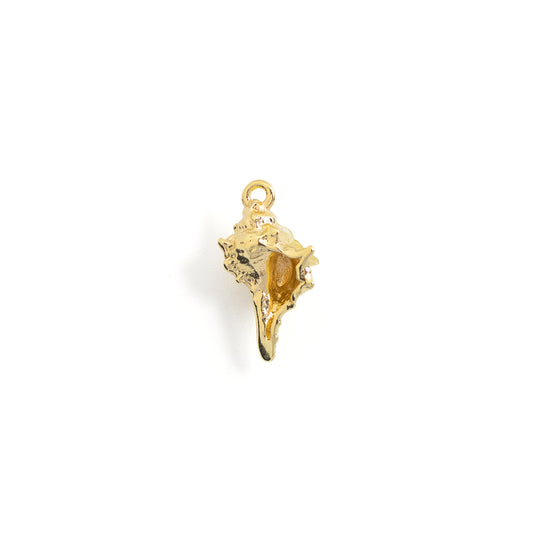 Gold Conch Charm