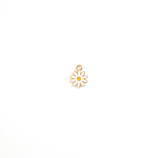 Enamel Mini Daisy Charm