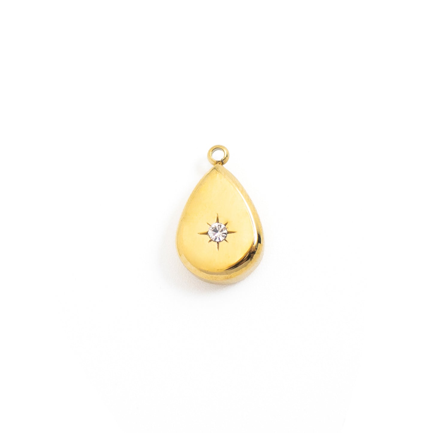 Gold Teardrop Charm